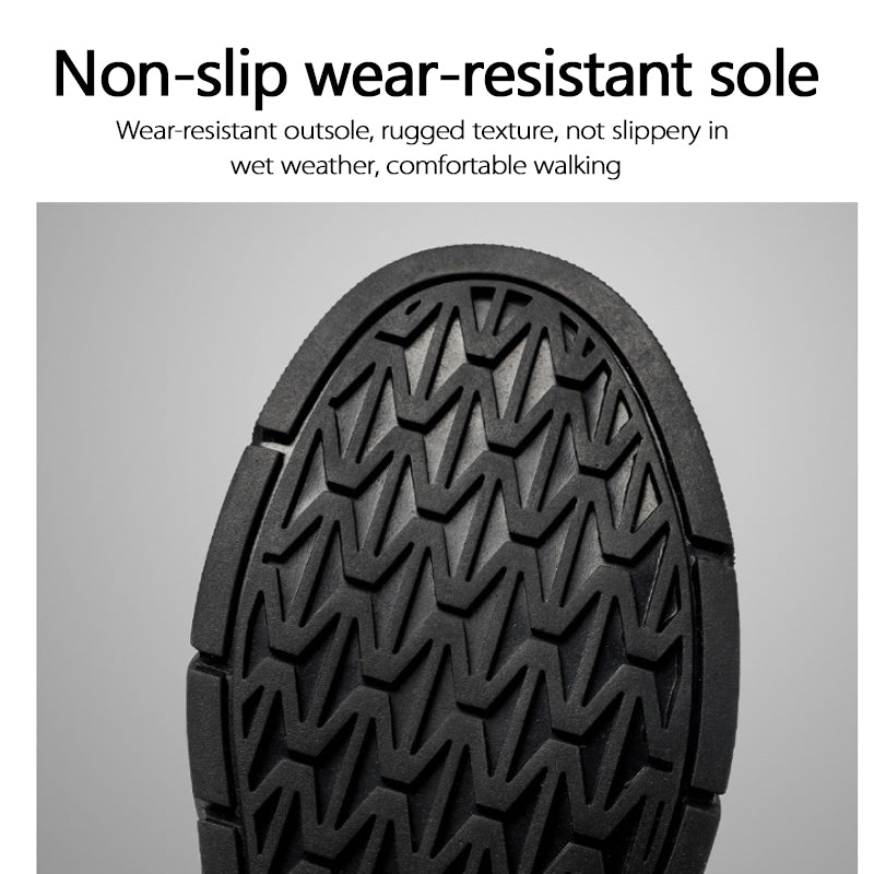 Men's Genuine Leather Boots | Casual & Versatile | Waterproof & Fleece-Lined
