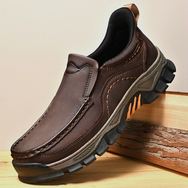 Last Day! 45% OFF Men's Handmade Genuine Leather Orthopedic Walking shoes