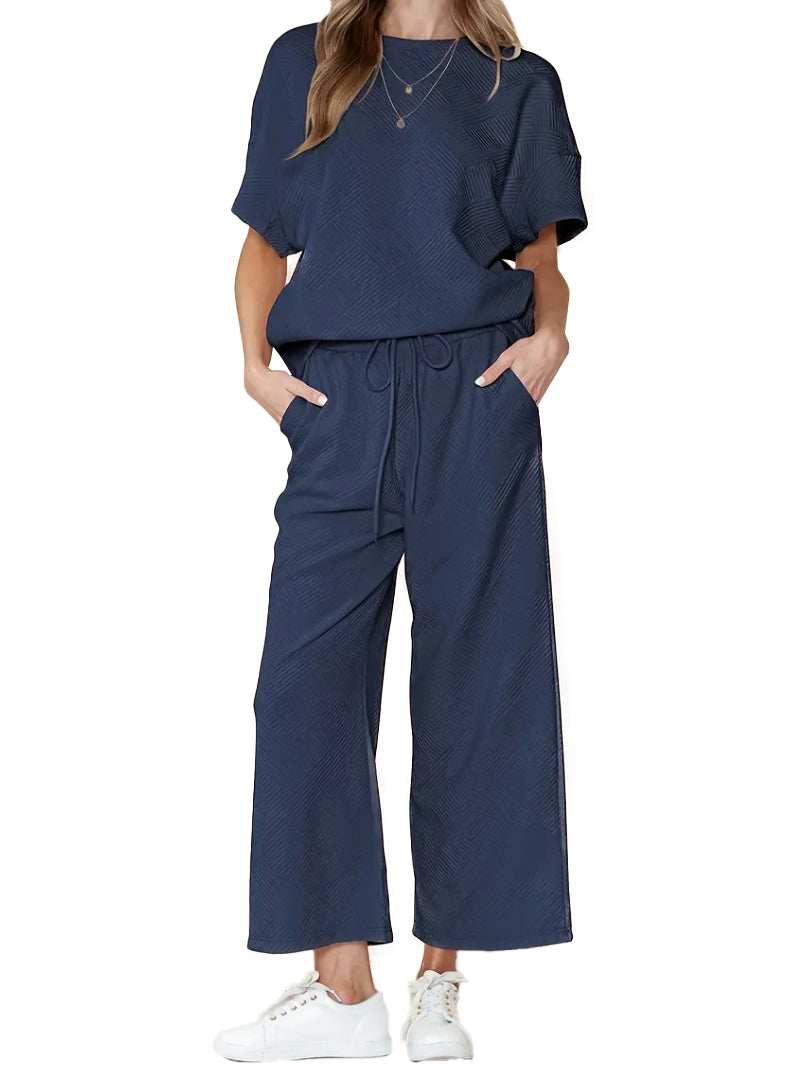 Luxuriöses Lounge-Set für Damen mit Textur (2 kaufen, kostenloser Versand)