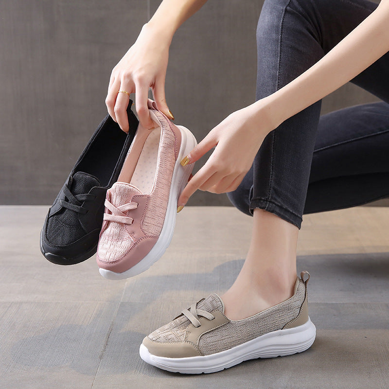Atmungsaktive Damen-Slipper mit Fußgewölbestütze und rutschfester Sohle