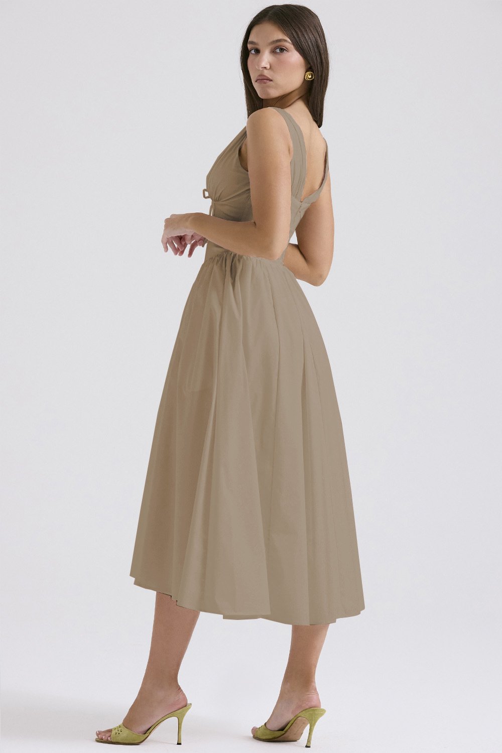 Elegantes V-Ausschnitt Schwingkleid mit Blumenmuster🌺Kaufe 2, versandkostenfrei