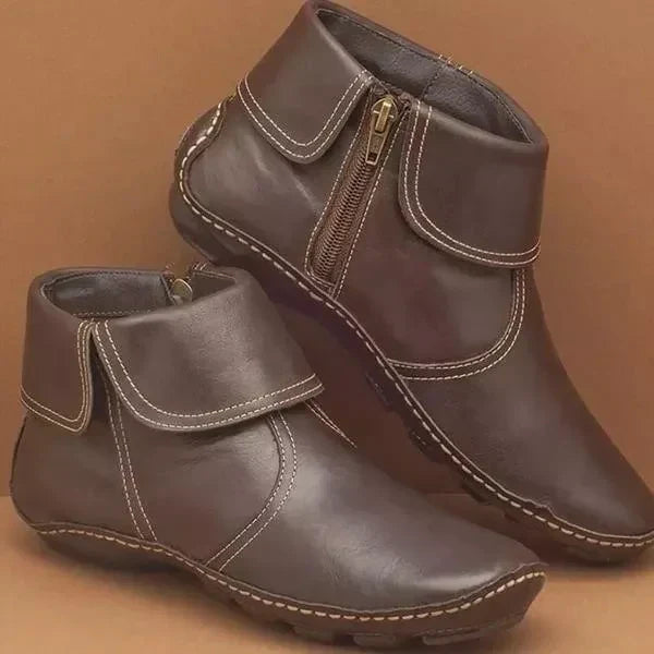 Letzter Tag 50 % RABATT – Klassische rutschfeste Leder-Stiefeletten für Damen