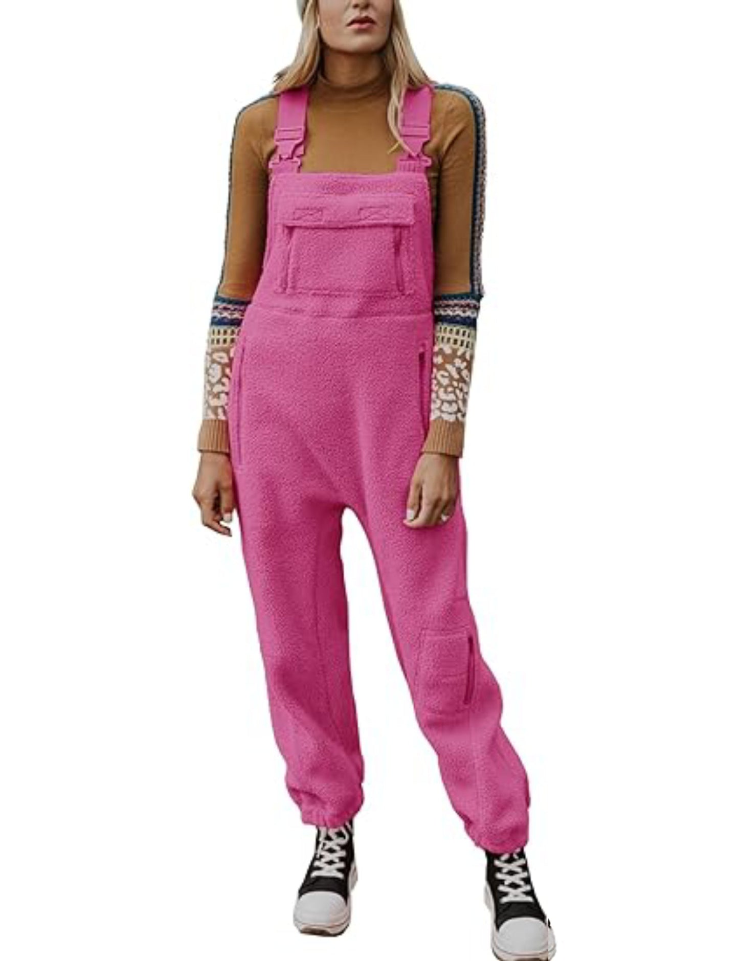 Heißer Verkauf Damen-Fleece-Overall warm, locker, lässig (2 kaufen, kostenloser Versand)