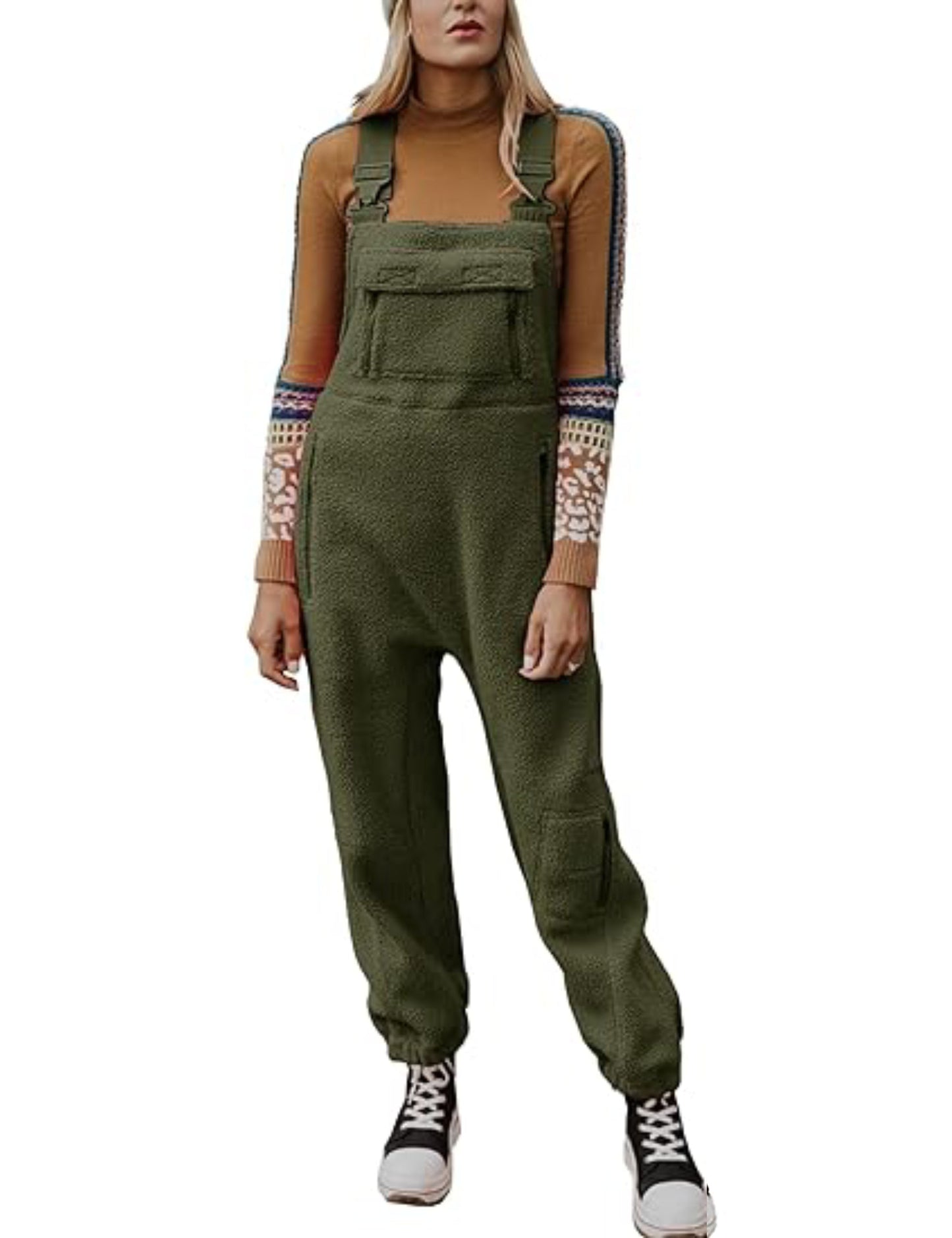 Heißer Verkauf Damen-Fleece-Overall warm, locker, lässig (2 kaufen, kostenloser Versand)