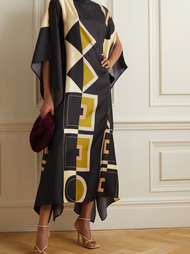 Art-déco-Opulenz-Kaftan für Damen