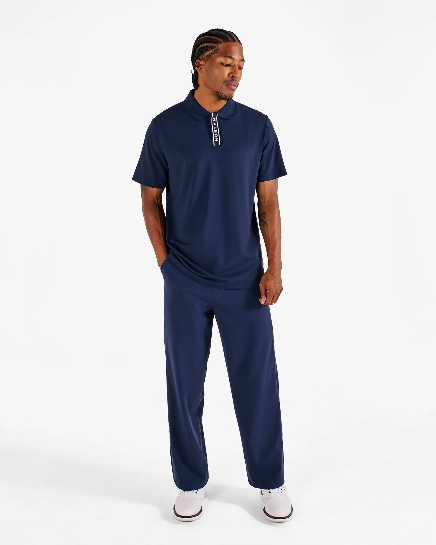 BLOCK PLACKET POLO