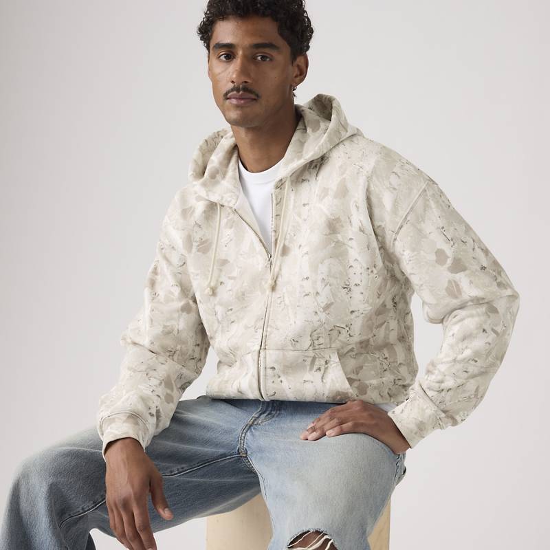 Hayes Boxy Full-zip Sweatshirt
