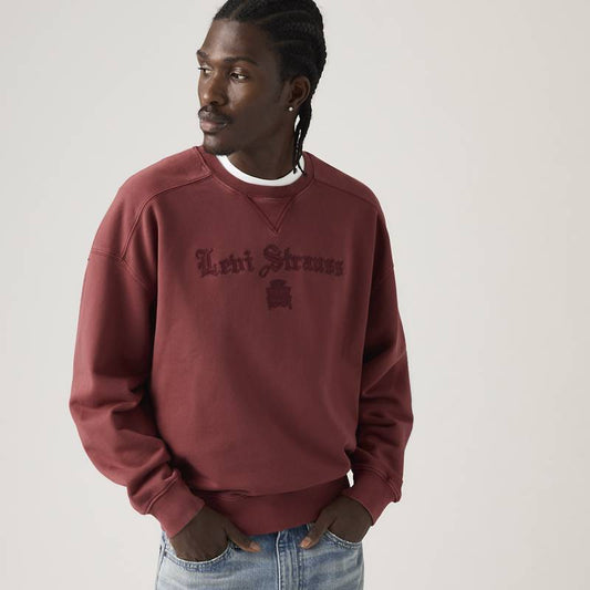 Boxy Graphic Crewneck Sweatshirt