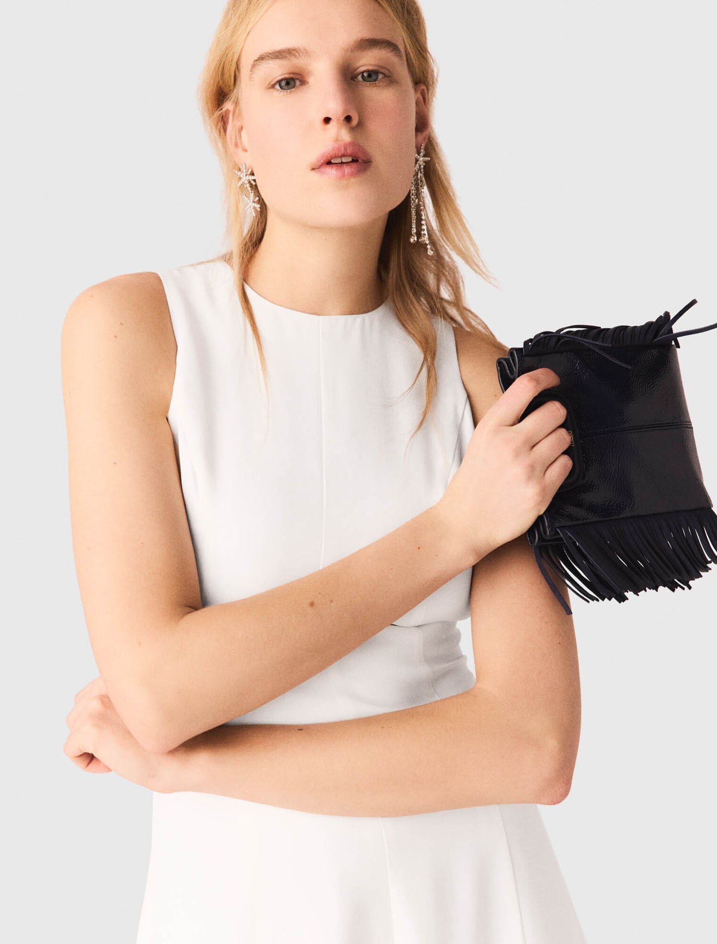 Backless midi dress
