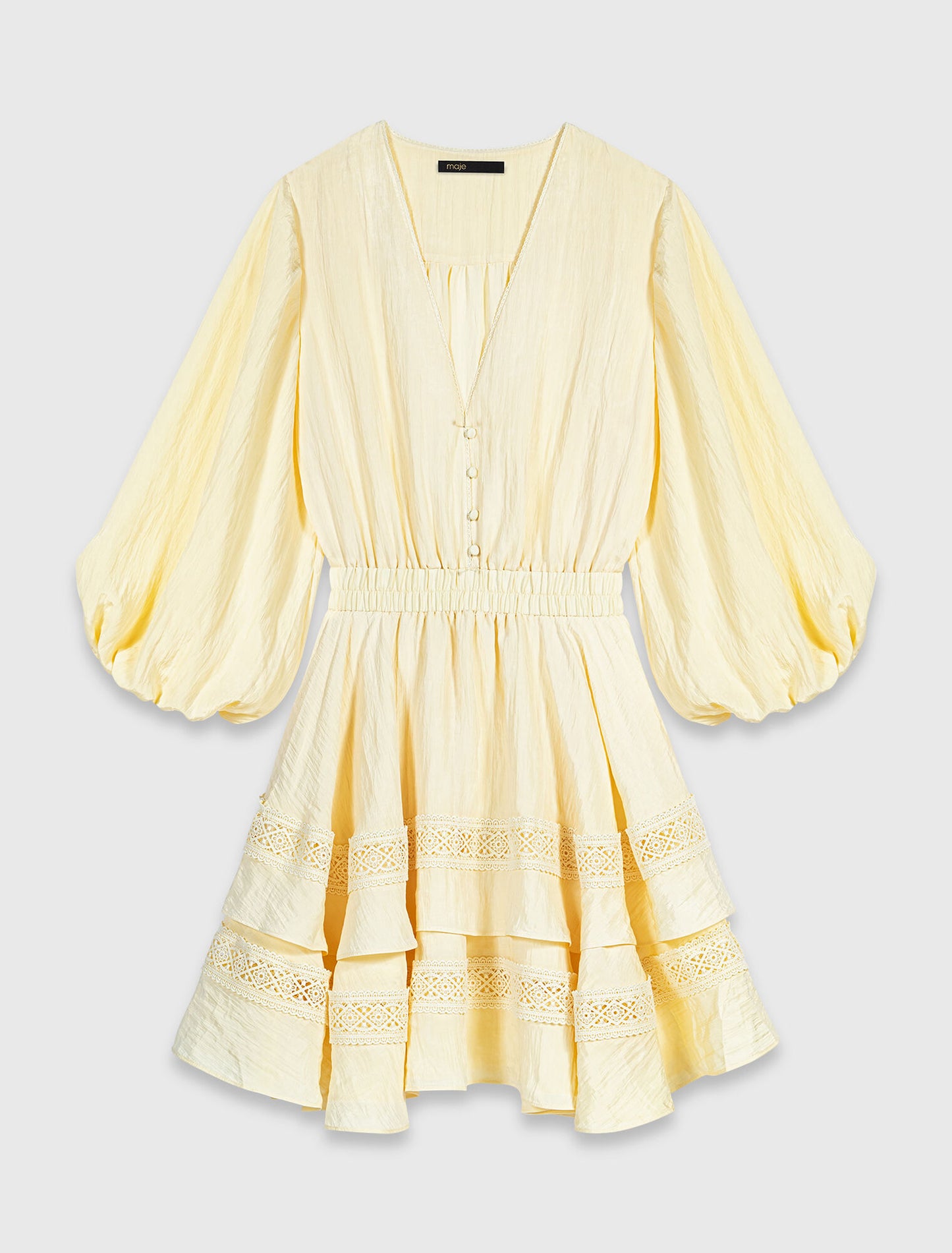 Short ruffled dress
