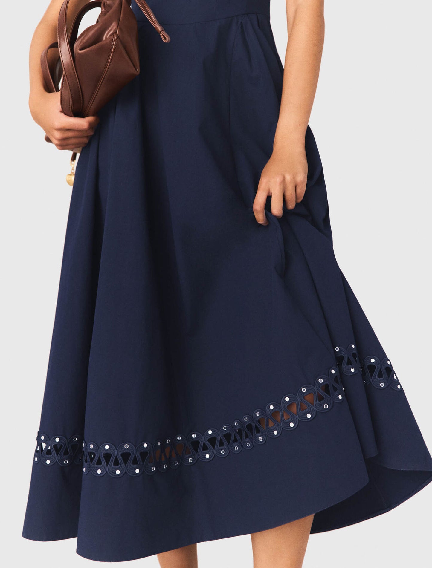 Flared midi dress