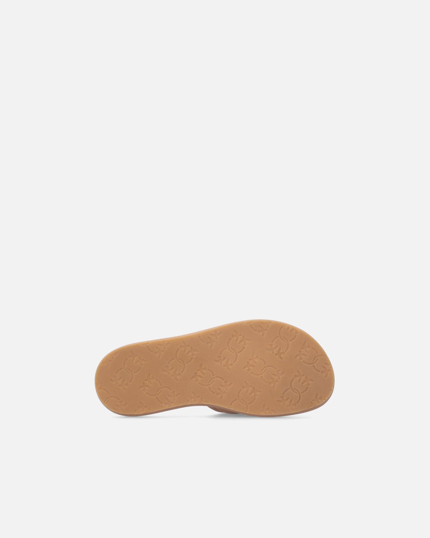 Perforated nappa leather slip-on sandals with Love Birds logo