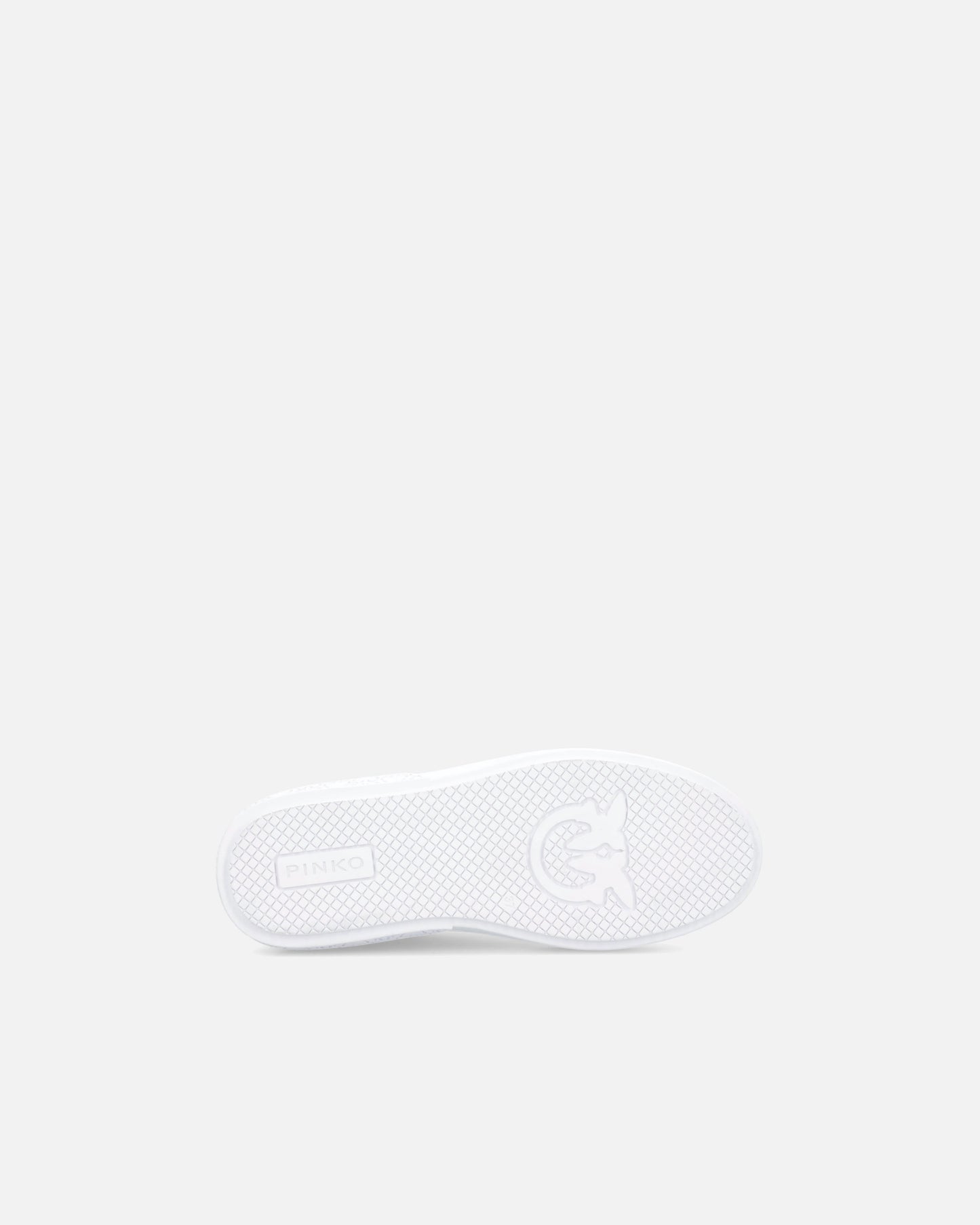 High-soled flatform sneakers with metal logo