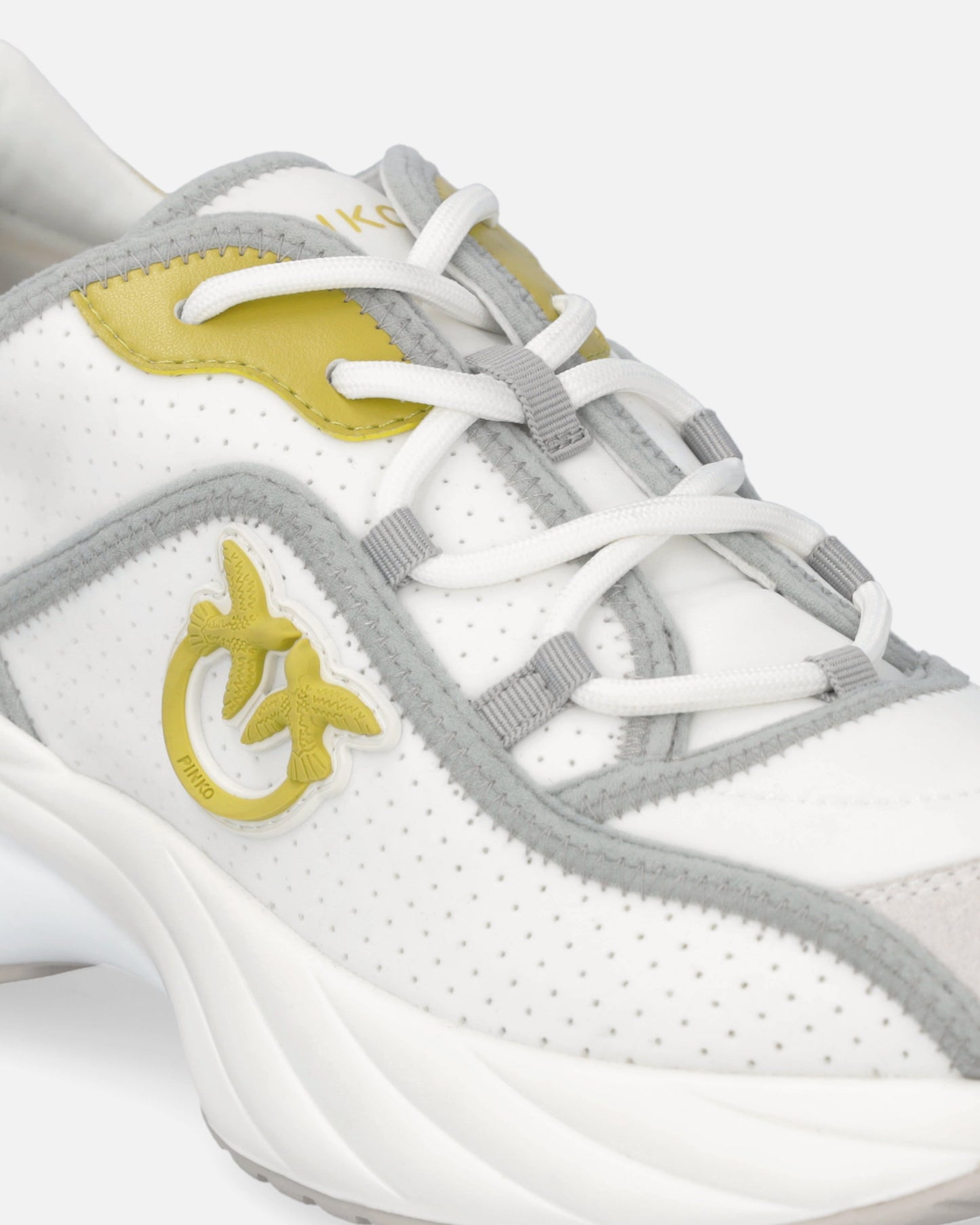 Ariel perforated sneakers with bird logo