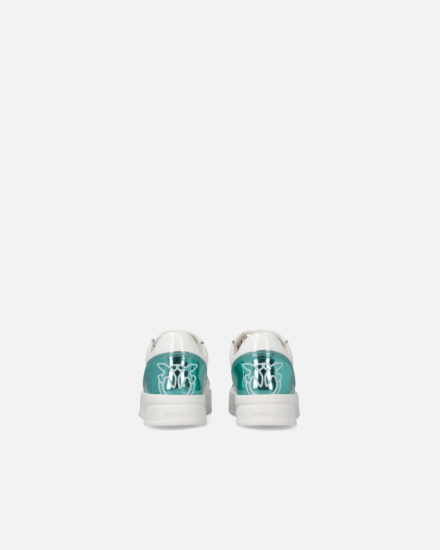 Leather sneakers with logo