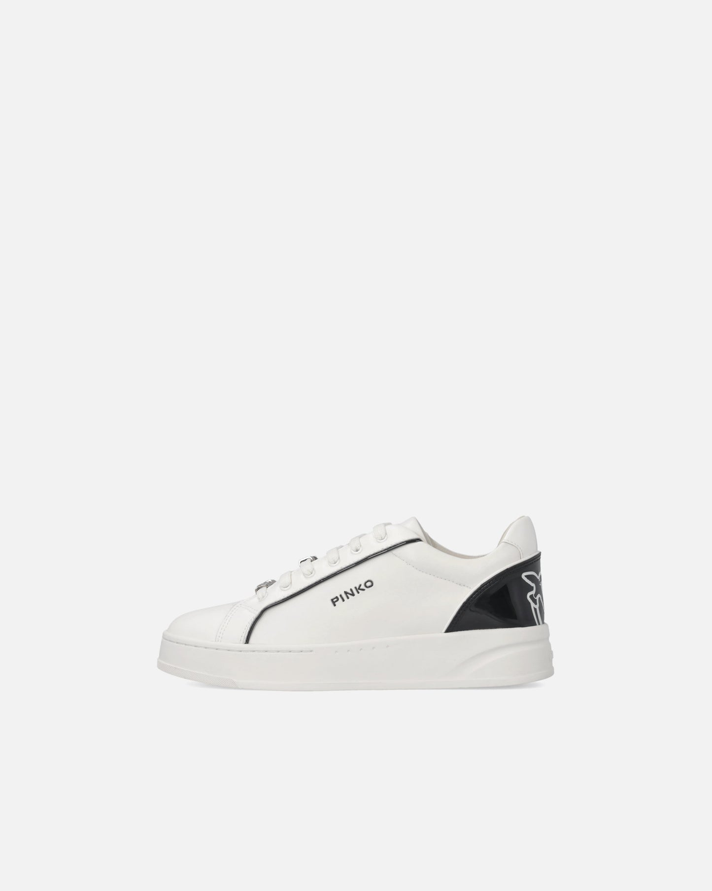 Leather sneakers with logo