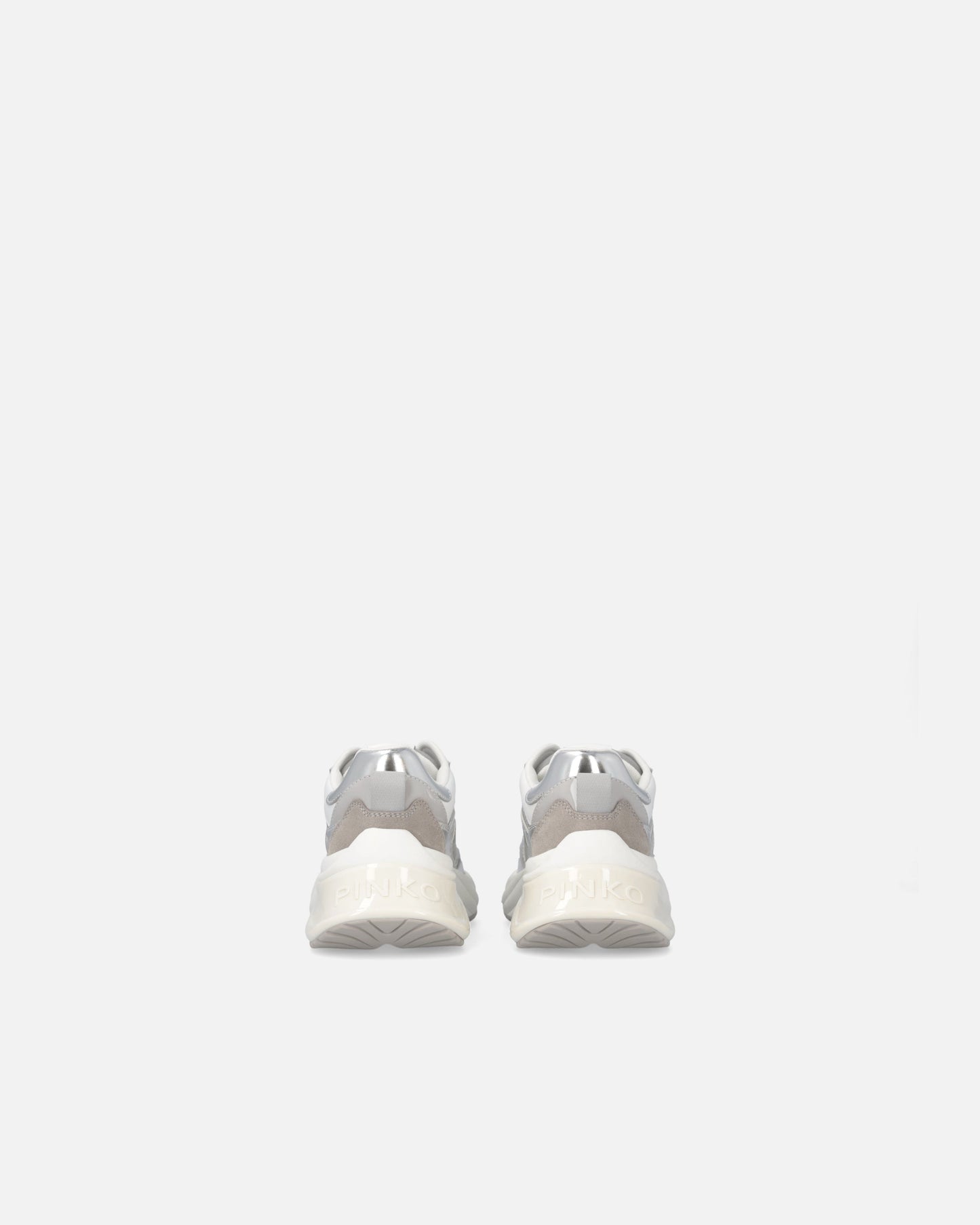 Sneakers with laminated inserts and Love Birds logo