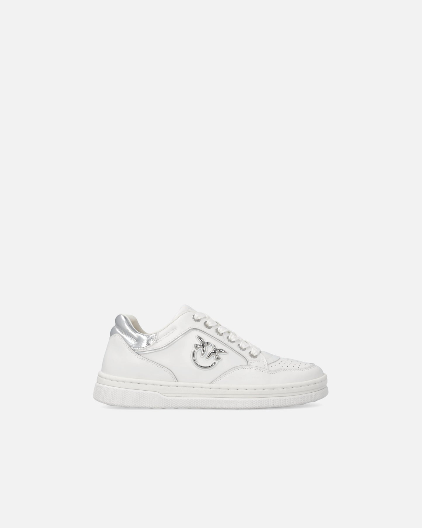 Leather sneakers with Love Birds logo