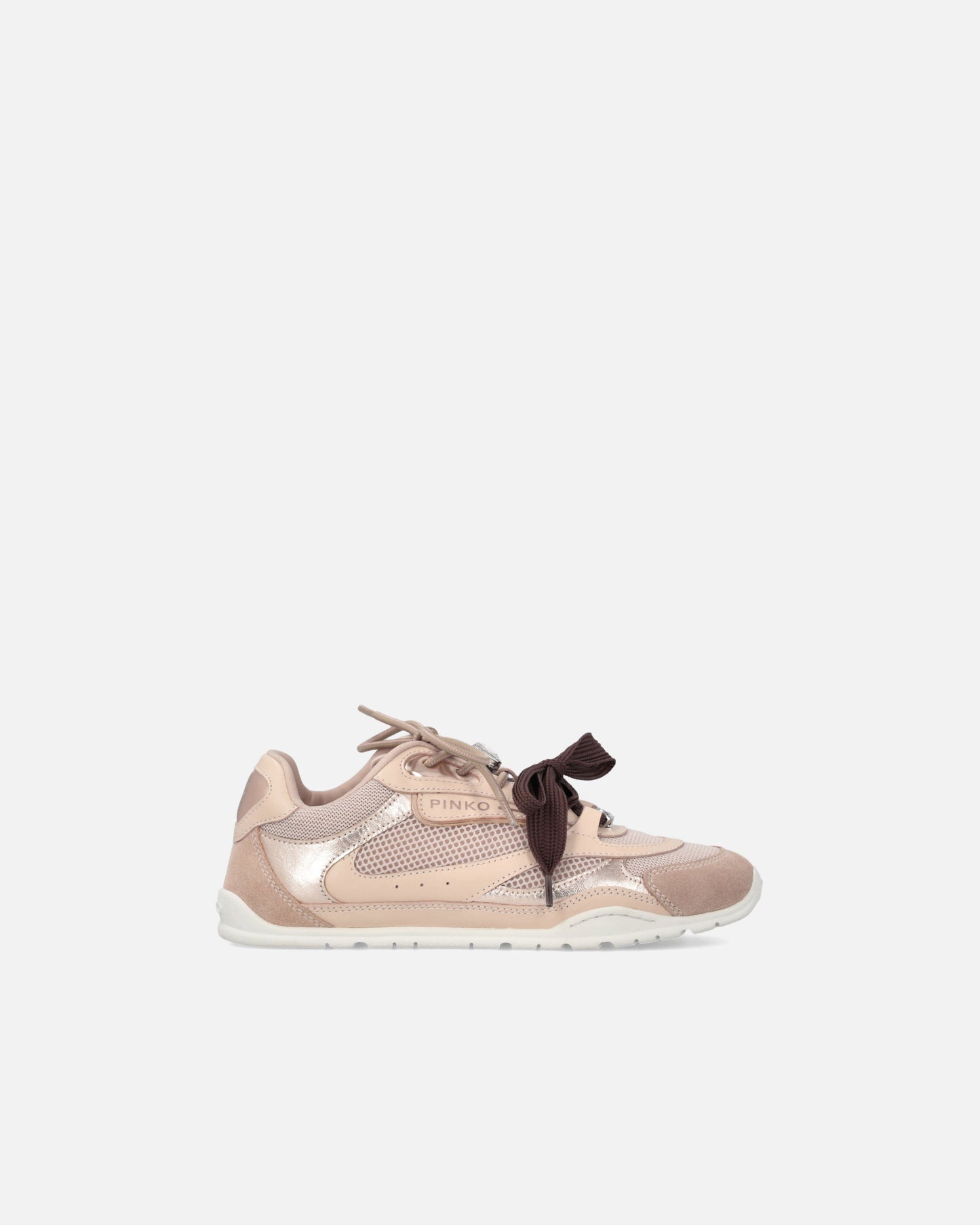 Sneakers with double laces and jewel details