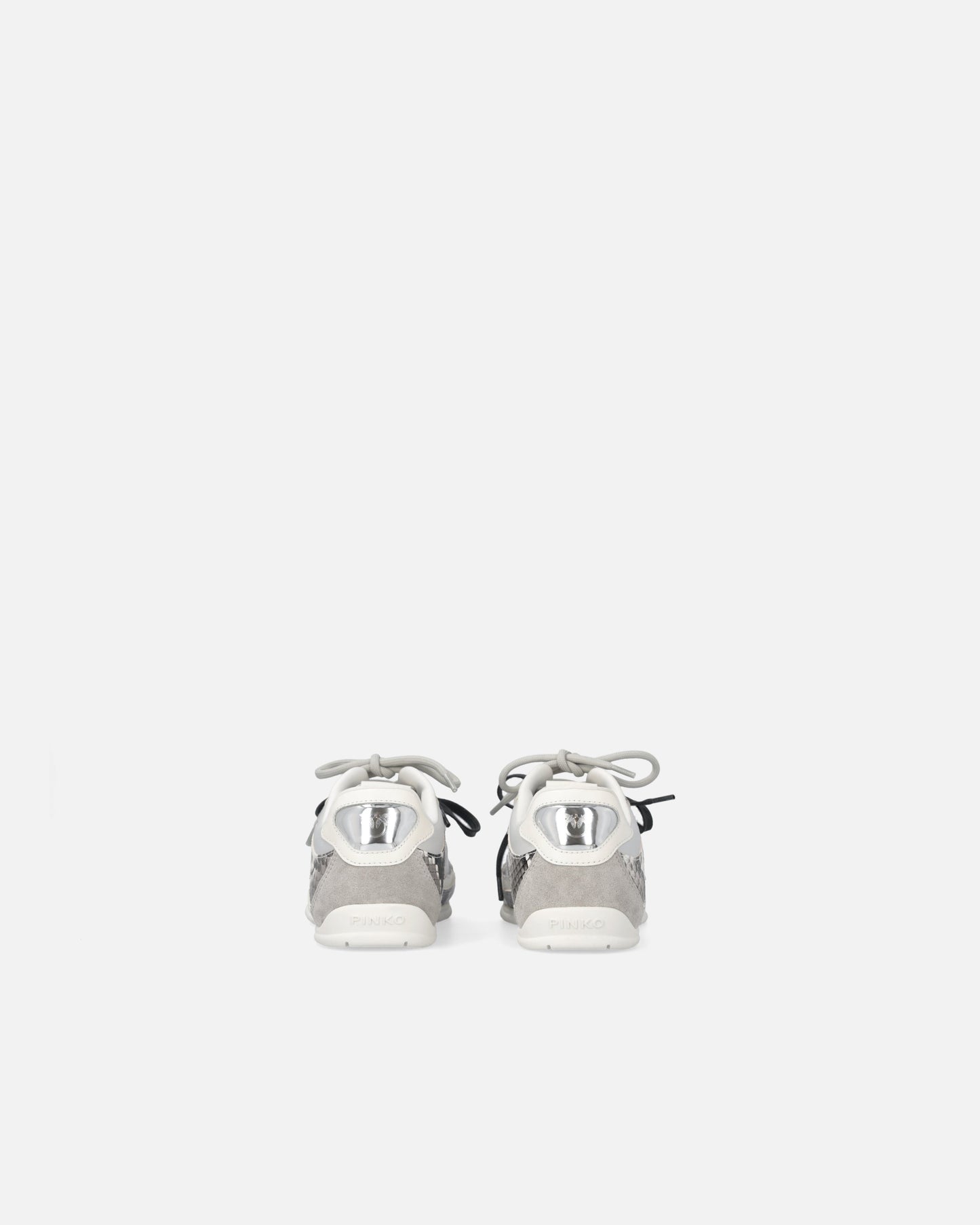 Python-print sneakers with double laces